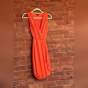 Orange silk dress - Jacob - size 10